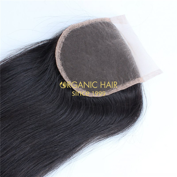 Virgin remy hair lace closure in USA hair shop